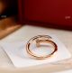 TOP Replica Cartier Juste Un Clou Nail Ring Half Diamond Ring Rose Gold (3)_th.jpg